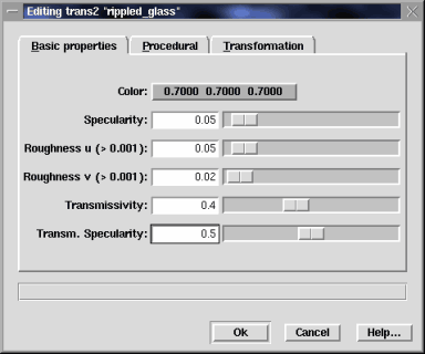 [Trans2 Basic Parameters Dialog]