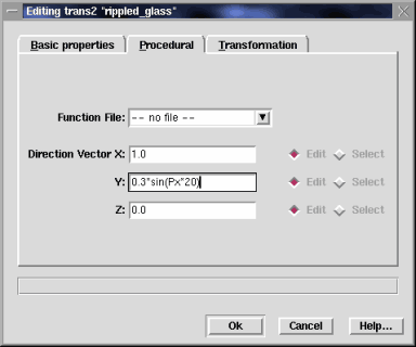 [Trans2 Procedural Parameters Dialog]