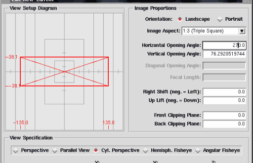 [Cylindrical View Graphic]